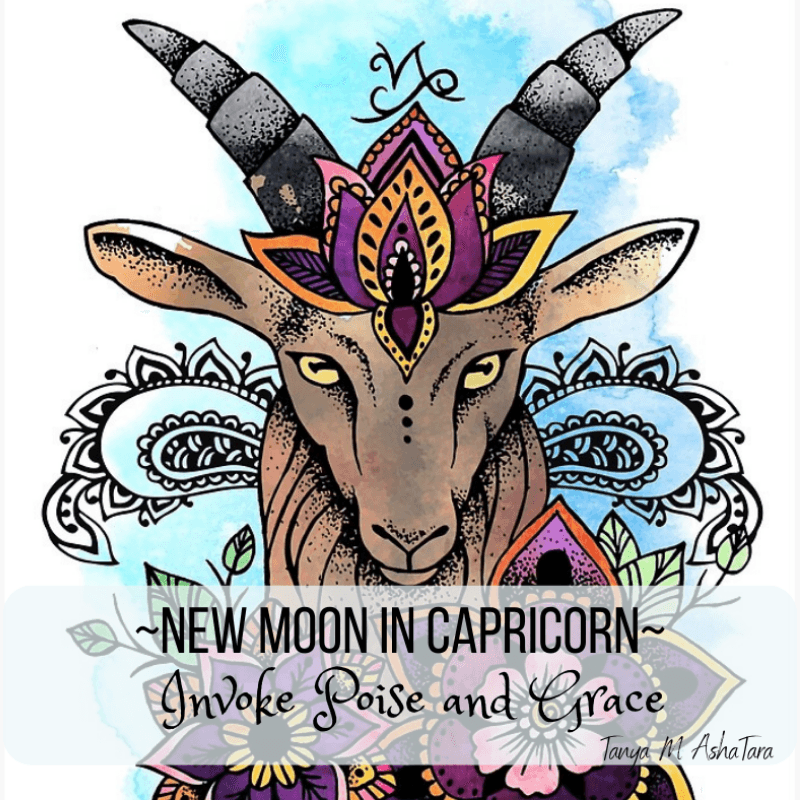 New Moon in Capricorn - Invoke Poise and Grace - Grace - Sacred Space