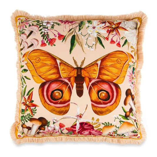 Mystic Moth Plush Cushion
