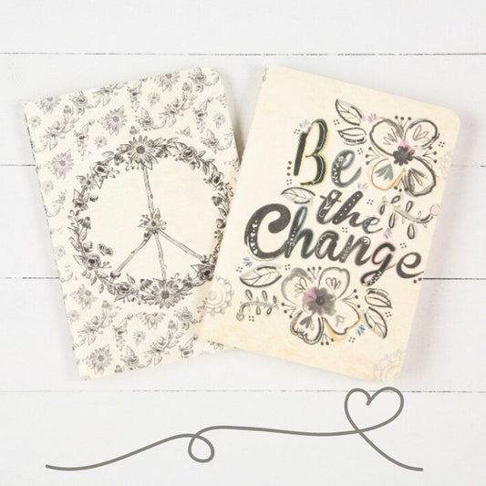 Be The Change - Set of 2 Notebooks