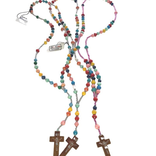 African Rosary Beads Necklace