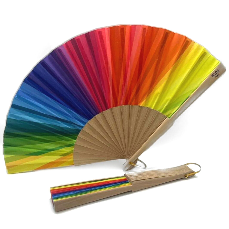 Chakra Rainbow Hand Fan