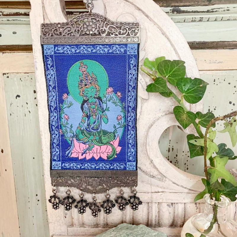 Green Tara Tapestry