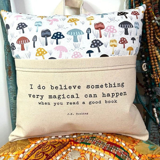 Book Lover Reading Cushion - I Do Believe